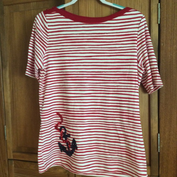 Kim Rogers,L, boat neck top. New without tags. - Picture 1 of 2